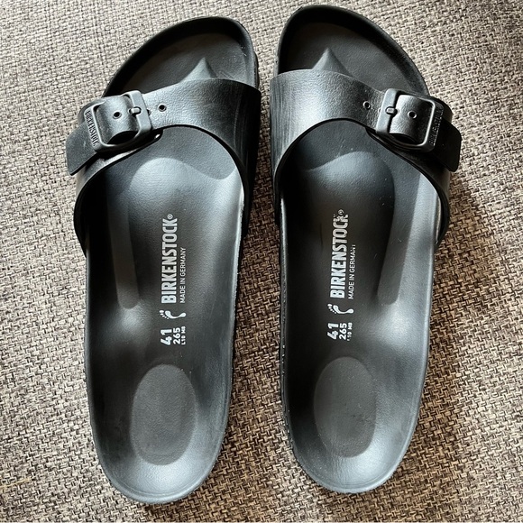 Birkenstock Madrid EVA Black Sandals Size 41 (US 10 Women / 8 Men) - Picture 2 of 8